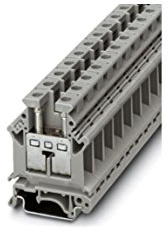 Phoenix Contact UK 16 N Reihenklemmenblock Einfach Grau, 4 → 16mm², 800 V / 76A, Packung a 5 Stück
