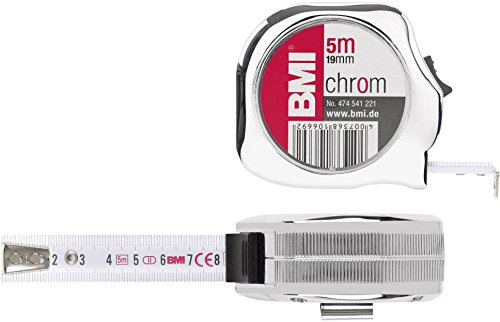 BMI 474841221 Taschenbandmaß Chrom 8 m