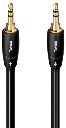 AudioQuest 5 m Tower 3.5 mm Audio Cable 3.5 mm Black - Audio Cable (3.5 mm, 3.5 mm, Copper, 5 m, Black)