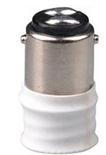 2x B15/BA15D to E14 Adaptor Lamp Holder Light Bulbs Converter Holder German