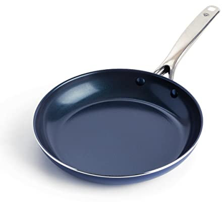 Blue Diamond Padella Antiaderente in Alluminio, Adatta a Tutti i Tipi di Fornelli, Induzione, Forno e Lavastoviglie, 24 cm, Blu