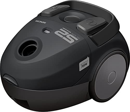 Sencor SVC 52BK-EUE3 Beutel-staubsauger, 850W, 5-stufiges Filtersystem, Staubbeutelvolumen 1.5 l, grau