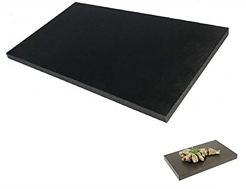 IstaTools Schneidbrett, Gastro Schneidebrett Kunststoff Küchenbrett Schneidebretter, in (XL oder XXL) (Schwarz, (XXL) 60 x 40 x 2 cm)
