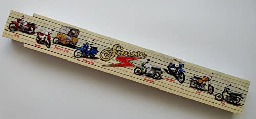 Zollstock Gliederstab Meterstab 2m Simson Moped DDR Star Spatz Duo Schwalbe Habicht Sperber S50 S51