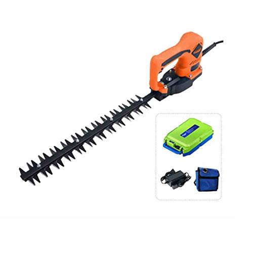 Cortasetos inalámbrico Cortasetos eléctrico Doble Hoja Recargable con una Mano Le ARC Trimmer Blade 365 mm (Cuchillo de Arco 24v12a batería de Litio) (Cuchillo Recto 24v30a batería de Litio)