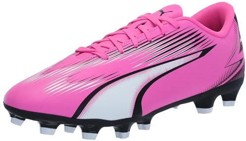 PUMA Herren Ultra Play Firm, Artificial Ground Soccer Cleats Sneaker, Poison Pink-Puma White-puma Black, 39 EU