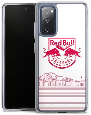 DeinDesign Handyhülle kompatibel mit Samsung Galaxy S20 FE 5G Bumper Case Schutzhülle Eishockey Skyline EC Red Bull Salzburg