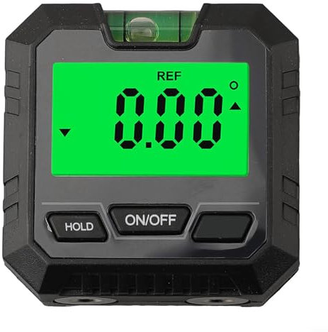 Elektronischer Neigungsmesser mit digitaler Anzeige, digitaler magnetischer Winkelsucher, magnetischer Winkelsucher mit Blase, digitaler Wasserwaage und Winkelsucher (VA105)