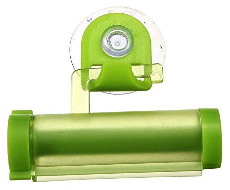 Toothpaste Squeezer Reusable Plastic Rolling Tube Toothpaste Dispenser Suitable for cosmetics and toothpaste 1Pcs Green Professional