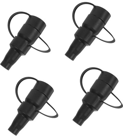 EXAOMBLE 4pcs Replacement Air Pump Nozzles Set Plastic Inflatable Air Bed Nozzles 3 Different Sizes Pools for Home and Travel Use