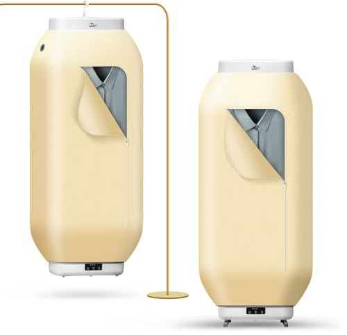Uten Asciugatrice Portatile da 600 W Rimovibile asciugatrice Elettrica con Timer, da Pavimento e da Appendere, Doppia Utilizzazione, per Viaggi D'affari, Dormitori, Appartamenti, Hotel
