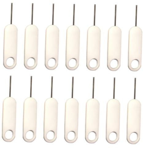 Sewroro Set da 20 Pezzi Ago Sim Strumento di Espulsione Sim in Acciaio Inossidabile e ABS Accessori per Smartphone per Rimozione Sicura Strumenti Leggeri e Resistenti per Uso Quotidiano