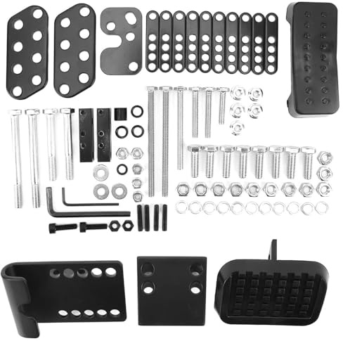 ZYMIADOU Easy Installation And Brake Pedal Extenders For Short Driver & Ride On Toy Comfortable Driving In Cars And Karts Enhances Steel Pedals