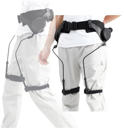GERAZAHO Esoscheletro per Camminare, Tensione/Lunghezza Regolabili, Attrezzatura per l'allenamento riabilitativo assistito degli Arti Inferiori, per ridurre l'affaticamento Right Leg M