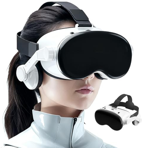 VR Headset for iPhone and Android, 3D Virtual Reality VR Glasses With blue lights for VR Games Movies & Video, Support 4.7-7.0”phone for Kids & Adults with Remote Controller