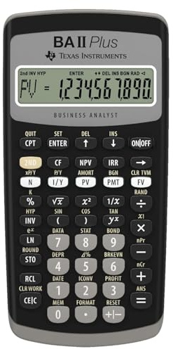 TEXAS INSTRUMENTS Financial Calculator TI-BA II Plus VE=1