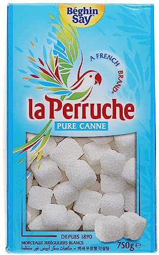 La Perruche weiße Rohrzuckerwürfel, 2er Pack (2 x 750 g)