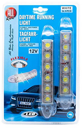 All Ride 871125254494 Par Luces Diurnas Drl 6LED Flexibles