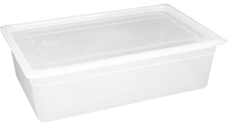 2 x Vogue Gastronorm 1/1 con coperchio 150 mm scatole per alimenti ristorante