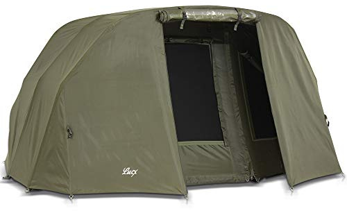 Lucx Winterskin Überwurf für Tiger Bivvy - wetterfester Overwrap für Angelzelt & Karpfenzelt - 10.000 mm Wassersäule, 210D PU Nylon, inkl. Tragetasche & Heringe