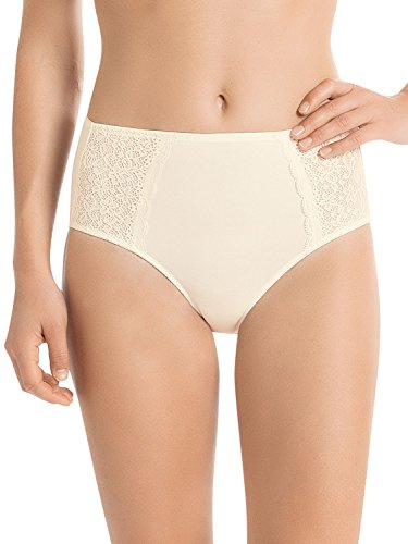 Anita Havanna Taillenslip+ – Damen Taillenslip mit elastischer Spitze & weicher Elastikware – Hohe Passform, Komfortbund und weich Dehnbare Beinabschlüsse