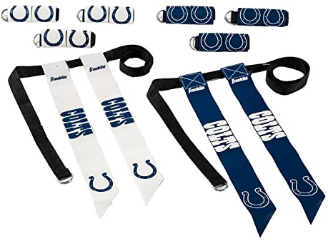 Franklin Sports NFL Team Flag- Football-Sets – Gürtel + Flaggen – Kinder + Erwachsene – passend für Taille bis zu 91,4 cm – NFL lizenziert
