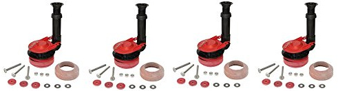 Korky 5030BP Adjustable Toilet Flush Valve and Tank to Bowl Gasket Kit, 3-Inch (4-Pack)
