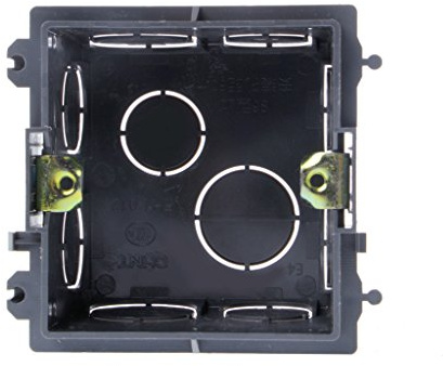 Buwei - Casete de montaje en pared de caja de conexiones de PVC 86-Type para base de enchufe de interruptor