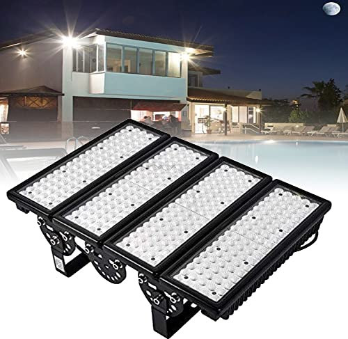 GGMWDSN Proiettore a LED 400W Proiettore a LED Proiettore 6000K 40000Lm Proiettore Esterno IP67 Proiettore Esterno Impermeabile con Angolo Regolabile per Campo Sportivo Giardino