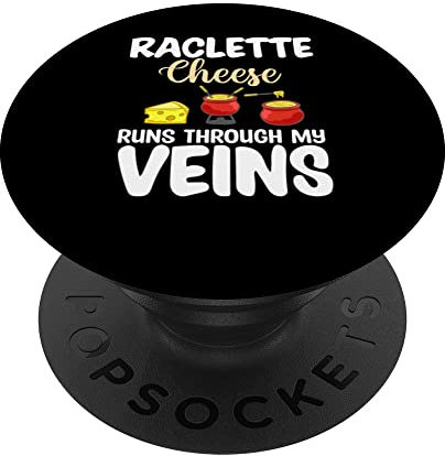 Raclette Cheese Grill Machine Dinner Fondue Recipes PopSockets Swappable PopGrip