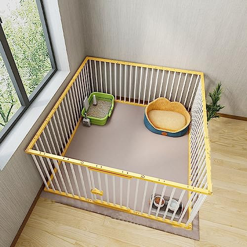 beaka Welpenlaufstall Tierlaufstall Freigehege Hunde Laufstall - Freilaufgehe Für Hund, Welpen & Andere Haustiere - Tierlaufstall Einfache Installation (Color : B, Size : 136 * 136 * 50CM)
