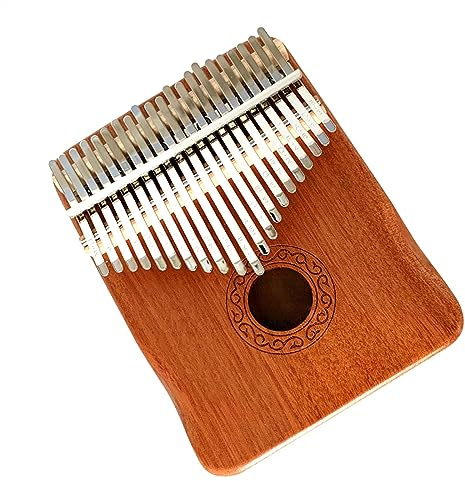 Mahagoni Holz Kalimba 21 Tasten Finger Daumen Klavier Musikinstrument Mit Zubehör Tragbare Kalimba Instrument