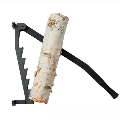AGARES Log Splitter Wall Mounted, Manual Wood Splitter with Detachable Handles, Portable Firewood Splitter, Firewood Cutter for Home Outdoor Camping Log Splitters