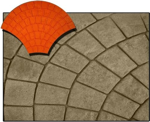 Molde de hormigón impreso imitacion Abanico - Moldes Hormigon Impreso Tematización (FLEXIBLE, 118x70 AUSTRIA)