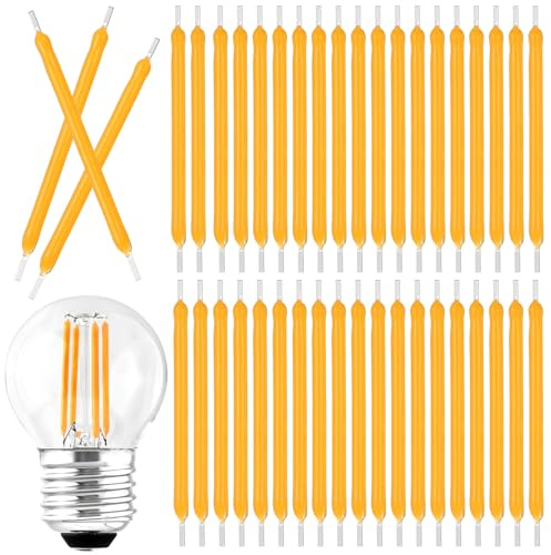 Ciieeo 100St Glühbirnen-Glühfadenteile Farbton-Glühfaden Teile für LED-Glühlampen the apartment appartment hartes LED-Filament Harter -Lichtfaden flexibel Zubehör Seidenstreifen Diode