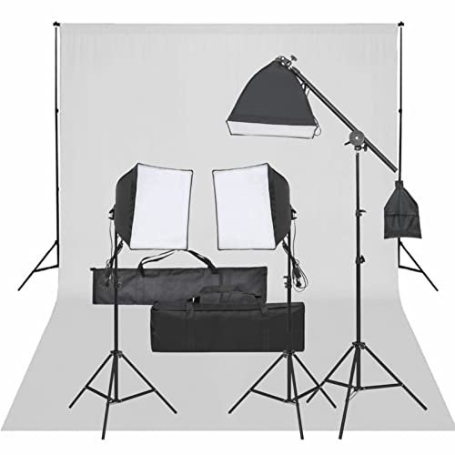 ZEYUAN Kit de Estudio fotográfico con Set de Luces y Fondo, Fondo Fotografia Navidad Infantil,Fondo Fotografia, Fotografia Accesorios, Kit Iluminacion Fotografia Kit Fotografia Estudio,