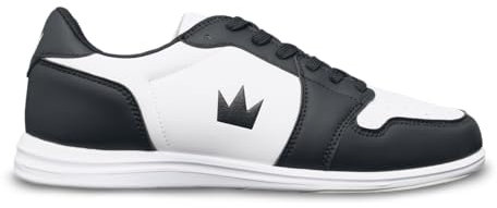 Brunswick Lady Fanatic Womens Bowling Shoes (Black/White, US Footwear Size System, Adult, Women, Numeric, Medium, 9.5)