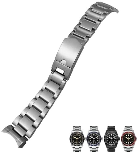 MODBAND 22 mm 316L Edelstahl-Armband, passend für Tudor Heritage Black Bay Pelagos Silberarmbänder, solides Uhrenarmband
