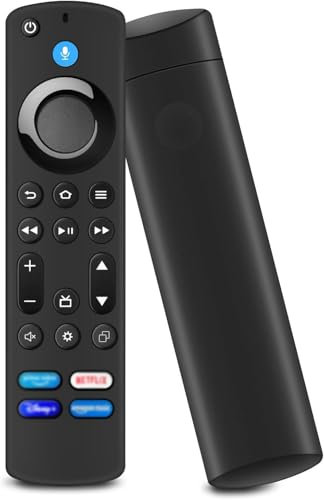 Telecomando di ricambio vocale (4 Gen) adatto per Fire AMZ Smart TVs Cube, per AMZ Fire-Stick(2nd Gen e 3rd Gen)/Lite/4K