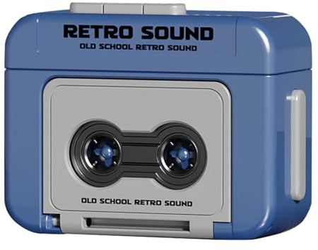 Generisch Creative Tape Recorder Keychain Retro Cassette Player For Music Playback Portable Pendant Decorative Figur Schlüsselanhänger
