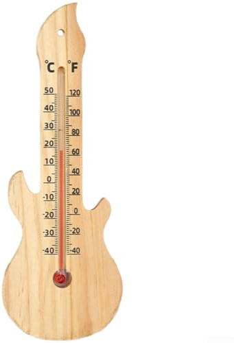 Thermomètre hygromètre en bois, pour intérieur et extérieur, Celsius Fahrenheit, température et humidité, moniteur analogique pour la maison, la chambre de bébé, le jardin