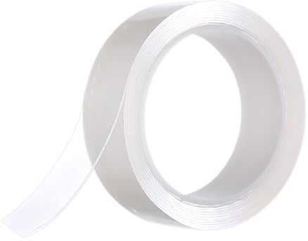 Nano Cinta adhesiva de doble cara para paredes | Tiras de cinta adhesiva para cables, cinta adhesiva extraíble, para inquilinos, oficina, cocina, baño, escritorio, coche