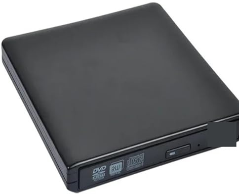 Wifi-kamera, 4K USB 3.0 UHD-inspelare/spelare, Extern Optisk Enhet, Bekväm 3D-spelare/läsare,för trädgårdsuppfart(Black)