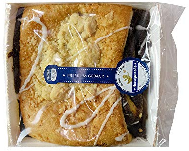 Mohnstriezel - Hefeblätterteig mit saftiger Mohnfüllung (1 x 300g)