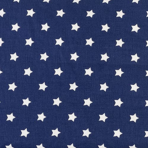 Leinsamenkissen 19x19cm Sterne-blau - Kleines Körnerkissen als Wärmekissen & Kältekompresse