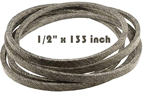 Courroie d'entraînement de plate-forme de tracteur de tondeuse à gazon pour Cub Cadet/MTD/Troy-Bilt 754-04044 754-04044A 954-04044 954-04044A 1/2 x 133 en Kevlar