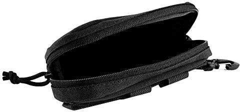 Naroote Stoßfeste Brillenschutzhülle Brillenzubehör Brillentasche, 2 Farben Tragbares Brillenetui, für Outdoor-Wanderreisen, Motorradfahren (Schwarz)