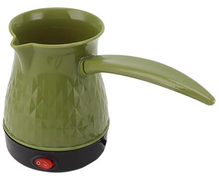 Fockety Caffettiera Elettrica Turca, Caffettiera Elettrica Portatile da 500 Ml, Caffettiera Elettrica Araba, Greca e Turca in Acciaio Inossidabile con Manico Rimovibile e Antiscottatura