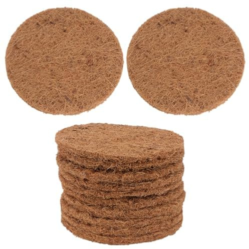 Dovita Vital Nesteinlagen für Tauben, Naturfaser, Ø 23 cm, 100 Stück | Ø 23 cm – passend für handelsübliche Nistschalen