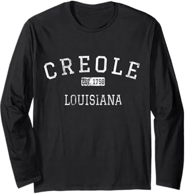 Creole Louisiana LA Vintage Long Sleeve T-Shirt